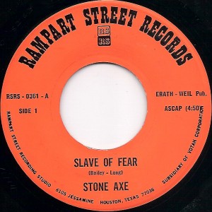 STONE AXE (TX) - Slave Of Fear / Snakebite cover 
