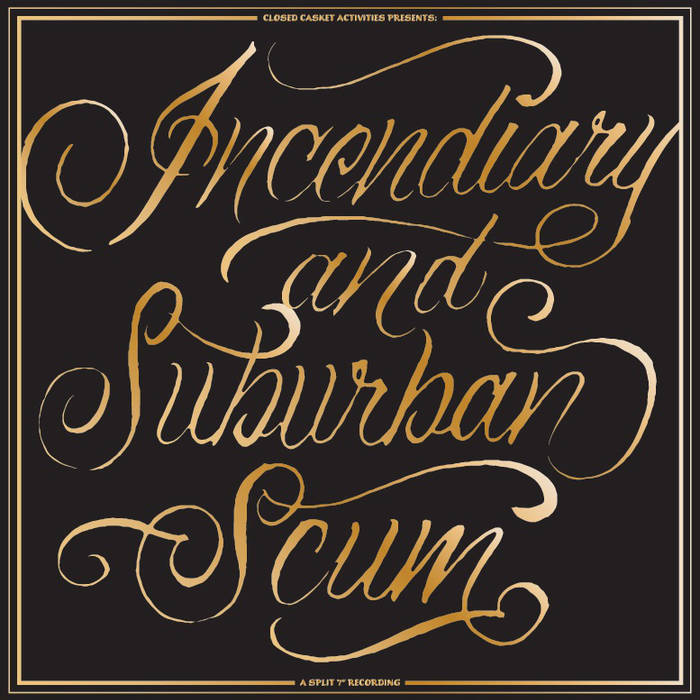 SUBURBAN SCUM - Incendiary / Suburban Scum cover 