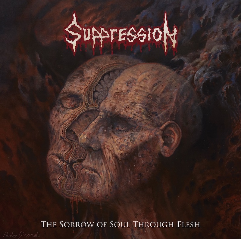 SUPPRESSION - The Sorrow of Soul Through Flesh cover 