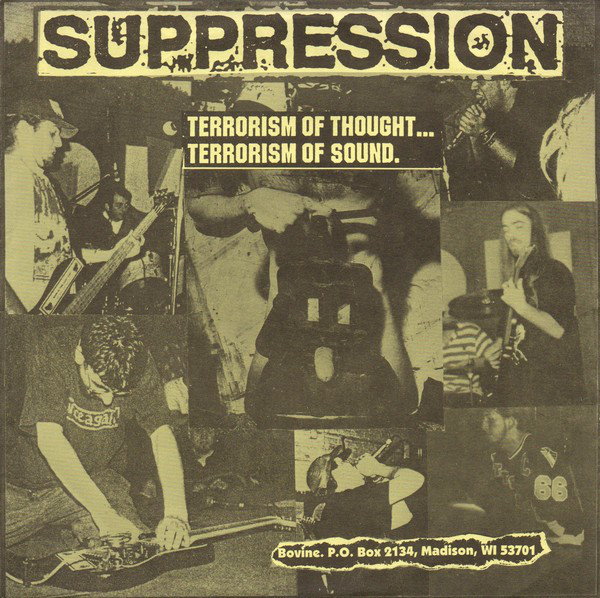 SUPPRESSION - No Choice / Terrorism Of Thought... Terrorism Of Sound. cover 