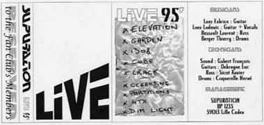SUPURATION - Live 95 cover 