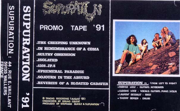 SUPURATION - Promo tape '91 cover 