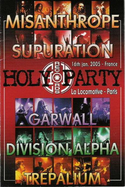 SUPURATION - The Holy Party cover 
