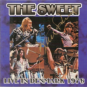 SWEET - Live In Denmark 1976 cover 