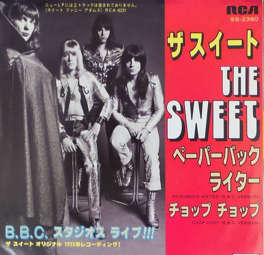 SWEET - Paperback Writer cover 