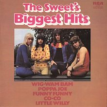 SWEET - The Sweet's Biggest Hits cover 
