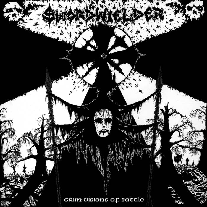 SWORDWIELDER - Grim Visions Of Battle cover 