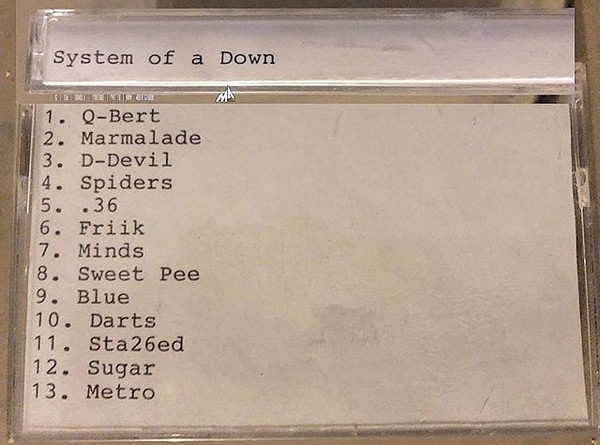 SYSTEM OF A DOWN - System of a Down (Demo Tape 4) cover 