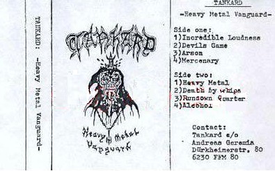 TANKARD - Heavy Metal Vanguard cover 
