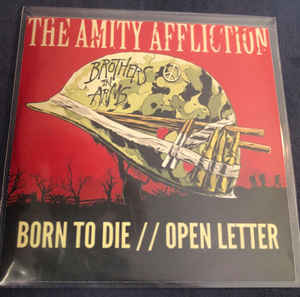 THE AMITY AFFLICTION - Born To Die / Open Letter ‎ cover 
