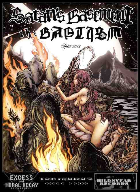THE BAPTISM - Satan's Basement / The Baptism cover 