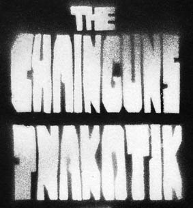 THE CHAINGUNS - Pnakotik cover 
