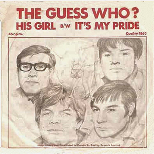 THE GUESS WHO - His Girl cover 
