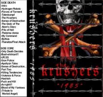 THE KRUSHERS - 1985 cover 