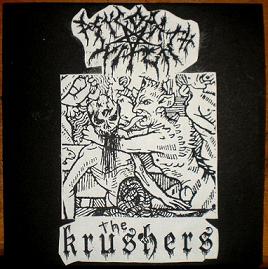 THE KRUSHERS - Psycokrusherz Split cover 