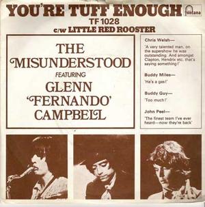 THE MISUNDERSTOOD - You're Tuff Enough cover 