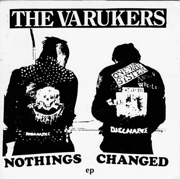 THE VARUKERS - Nothings Changed EP cover 