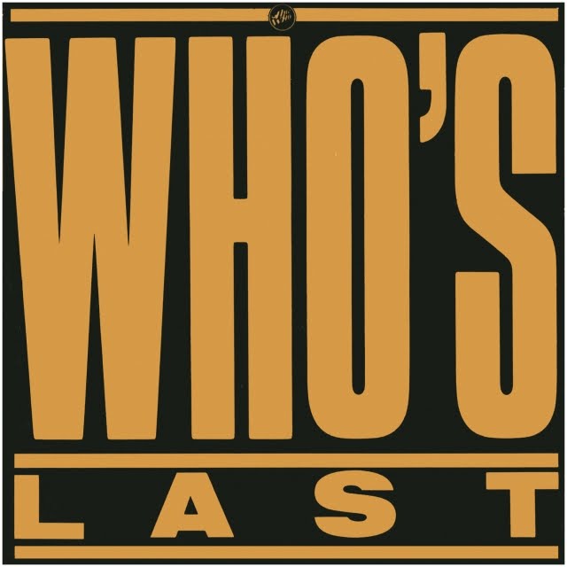 THE WHO - Who's Last cover 