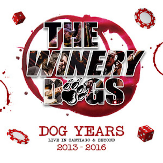 THE WINERY DOGS - Dog Years: Live in Santiago and Beyond 2013-2016 cover 