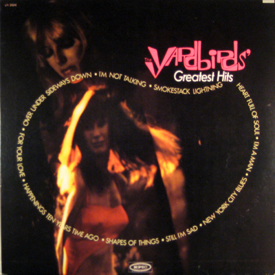 THE YARDBIRDS - Greatest Hits cover 