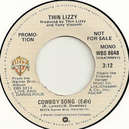 THIN LIZZY - Cowboy Song cover 
