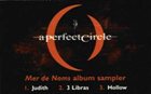 A PERFECT CIRCLE Mer De Noms Album Sampler album cover
