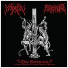 ABHORRENCE Two Barbarians - A Vulgar Abomination Of Satan's Intolerant Warlords album cover