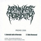 ABOMINABLE PUTRIDITY Promo album cover