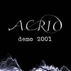 ACRID Demo 2001 album cover