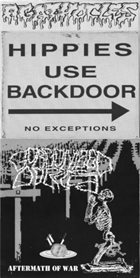 AGATHOCLES Hippies Use Backdoor - No Exceptions / Aftermath of War album cover