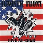 AGNOSTIC FRONT Live At CBGB album cover