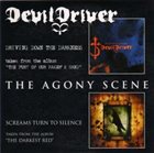 THE AGONY SCENE Driving Down The Darkness / Screams Turn To Silence album cover