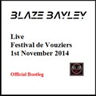 BLAZE BAYLEY Live at Festival de Vouziers - 1st November 2014 album cover