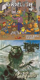 BIRDFLESH Death Metal Karaoke / My Flesh Creeps at Insects album cover