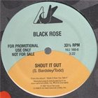 BLACK ROSE Shout It Out album cover