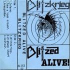 BLITZKRIEG (2) Blitzed Alive album cover