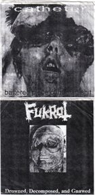 CATHETER Battered Piece of Human Shit / Drowned, Decomposed, and Gnawed album cover