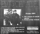 EVISCERATE AD Promo 2001 album cover