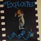 THE EXPLOITED Live Lewd Lust album cover