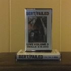 FAILED Live Volume 3: Smalls 2​-​15​-​2013 album cover