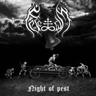 FERETRUM Night of Pest album cover