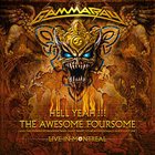 GAMMA RAY — Hell Yeah!!! The Awesome Foursome (And the Finnish Keyboarder Who Didn't Want to Wear His Donald Duck Costume) (live in Montreal) album cover