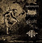 HELLTHRONE Akerbeltz / Avangh Dhür / Morbid Yell / Hellthrone album cover