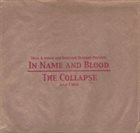 IN NAME AND BLOOD Trial & Error And Sightline Records Present: In Name And Blood And The Collapse Split 7 Inch album cover