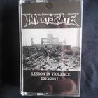 INVERTEBRATE Lesson In Violence 2013/2017 album cover