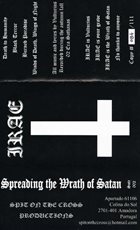IRAE Spreading the Wrath of Satan album cover