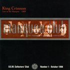 KING CRIMSON Live At The Marquee, 1969 album cover