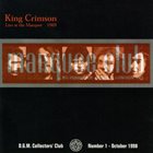 KING CRIMSON — Live At The Marquee, 1969 album cover