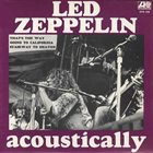 LED ZEPPELIN Acoustically album cover