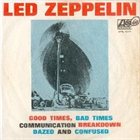 LED ZEPPELIN Good Times Bad Times album cover